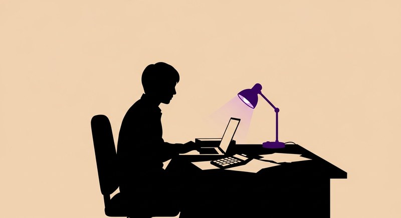 늦은 밤 책상 앞에서 자신의 가치를 환산해 보는 시간